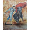 Mexican Talavera Mural Torero